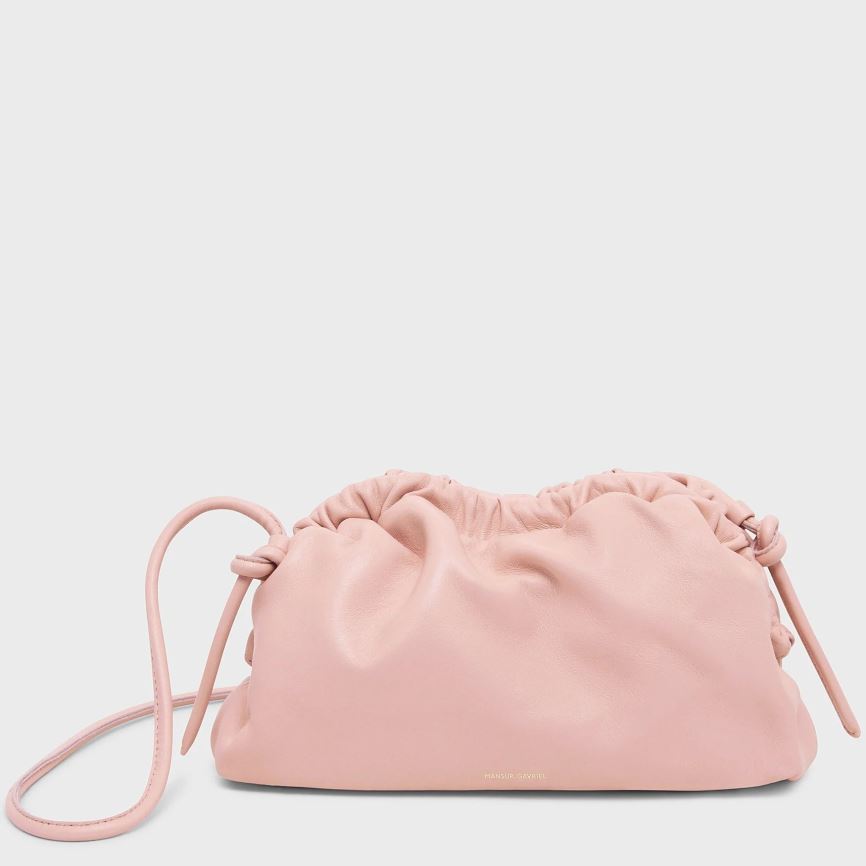 Women\'s Mansur Gavriel Mini Cloud Clutch Bags Pink | AU 4201YW